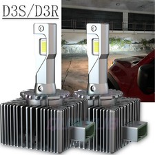 2X LED Headlight Bulbs 180W Replace D3S D3R HID Xenon Super White Conversion Kit