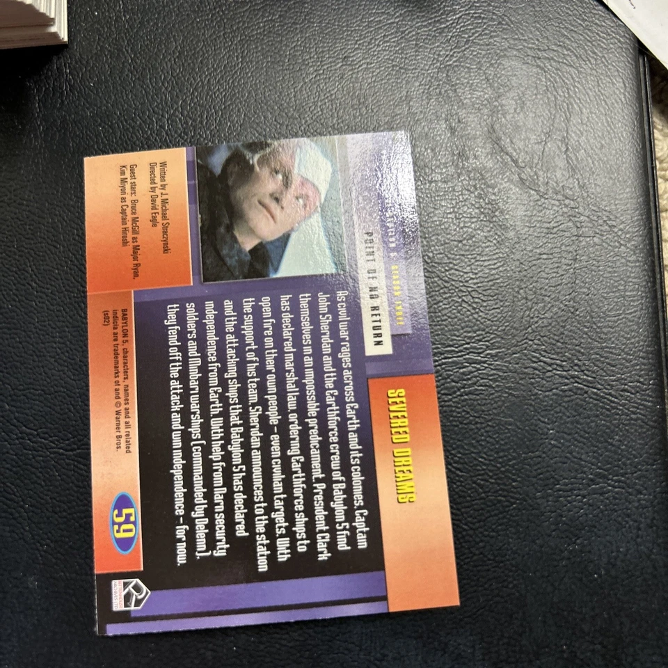 Jb6a Babylon 5 The Complete 2002 Rittenhouse #59 Bruce Mcgill Kim MIYORI - Image 2 of 2