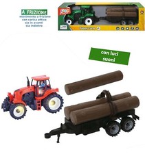 Trattore Giocattolo Modellino a Frizione Carica  Avanti  Dietro Bambini Fattoria