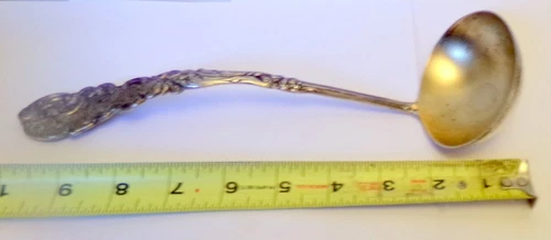 Gorham STERLING SILVER VERSAILLES LADLE Gold Wash Bowl  Antiwue