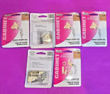 6 NEW Defender Keyed Cabinet Drawer Locks 4/U-9947 7/8" 2/U-9946 13/16"