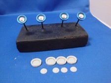 NEW 3D printed 24 scale 1970 Buick Steel wheels w/Base Hub Caps by Missing Link