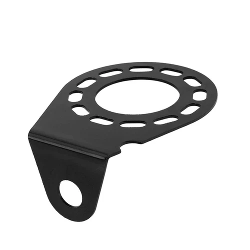 1 Metall Anbauplatte für 7, 13-polige Dose Halterung Anhänger Montageplatte Neu - Picture 6 of 10
