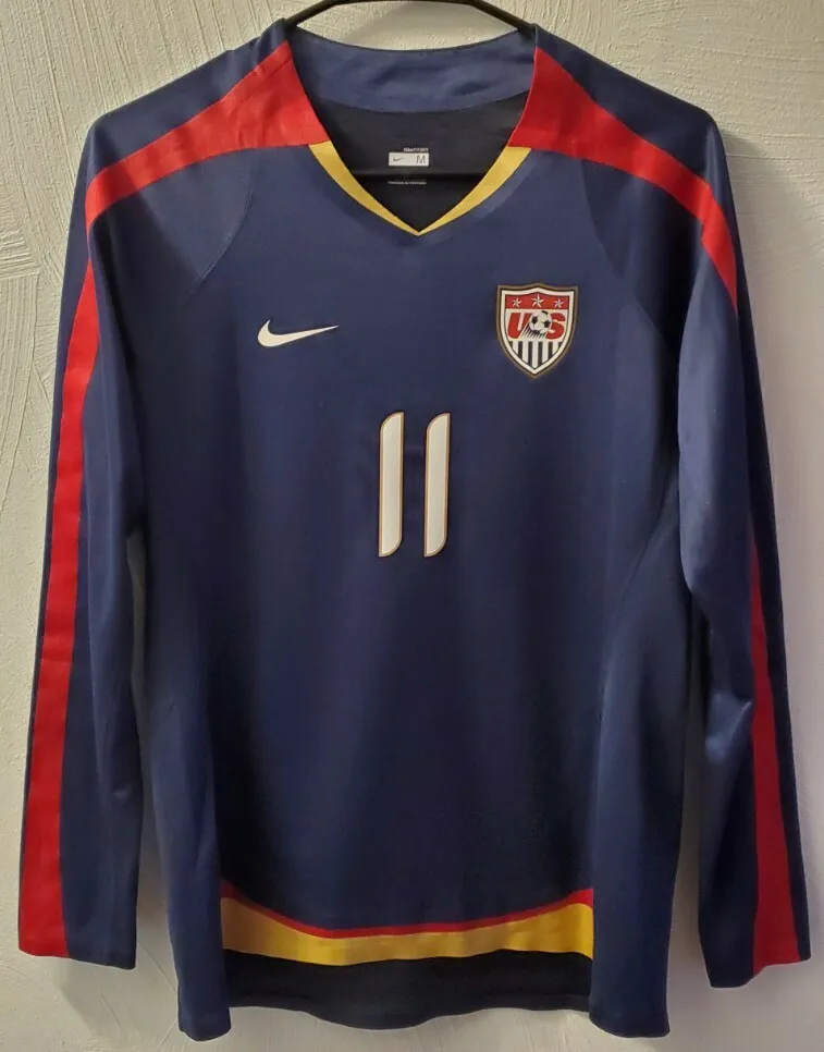 Nike Carli Lloyd USA &#039;USWNT&#039; 2007 Women&#039;s Away Soccer Jersey / Shirt - M) | eBay
