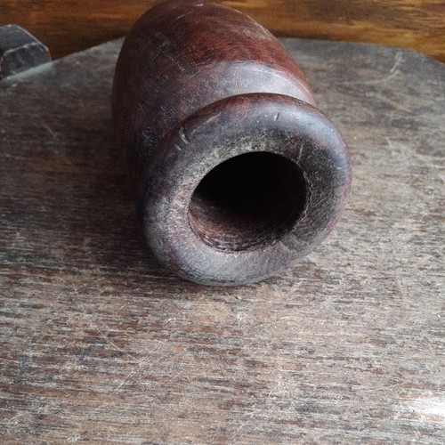 Vintage Wooden Miniature Vase Barrel Burl Wood ? 2.75" tall 1.75" wide Unmarked - Picture 22 of 24