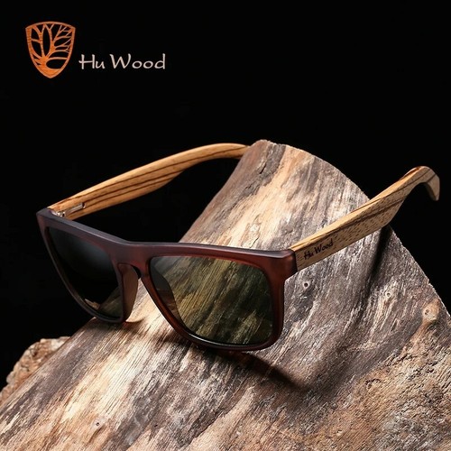 HU Legno Retrò Occhiali da sole in legno UV400 Tonalità Legno Bamboo 5  colori diversi | eBay