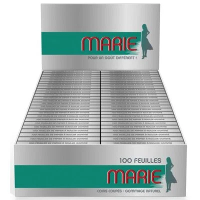 GIZEH Marie Doppelbuechel Papers Blättchen Drehpapier (50 Hefte x 100 Blatt)