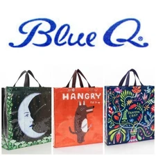 Blue Q SHOPPER Reusable Tote For: Beach Groceries Pet Car Gym Laundry Gift Bag