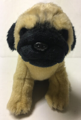 Nat and Jules Standing Pug Dog Children's Plush Stuffed Animal 10  Animalcraft