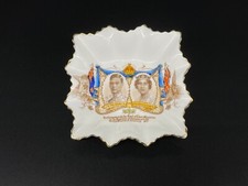 Queen Elizabeth & King George VI 1939 visit to Canada & U.S. Ansley China tray
