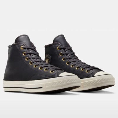 Converse Chuck 70 Leather & Fur Sherpa Vamp Fire - A12444C