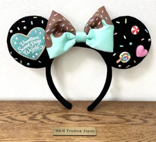 Tokyo Disney Resort Headband Ears Black Palpalooza Vanellope's Sweet Japan