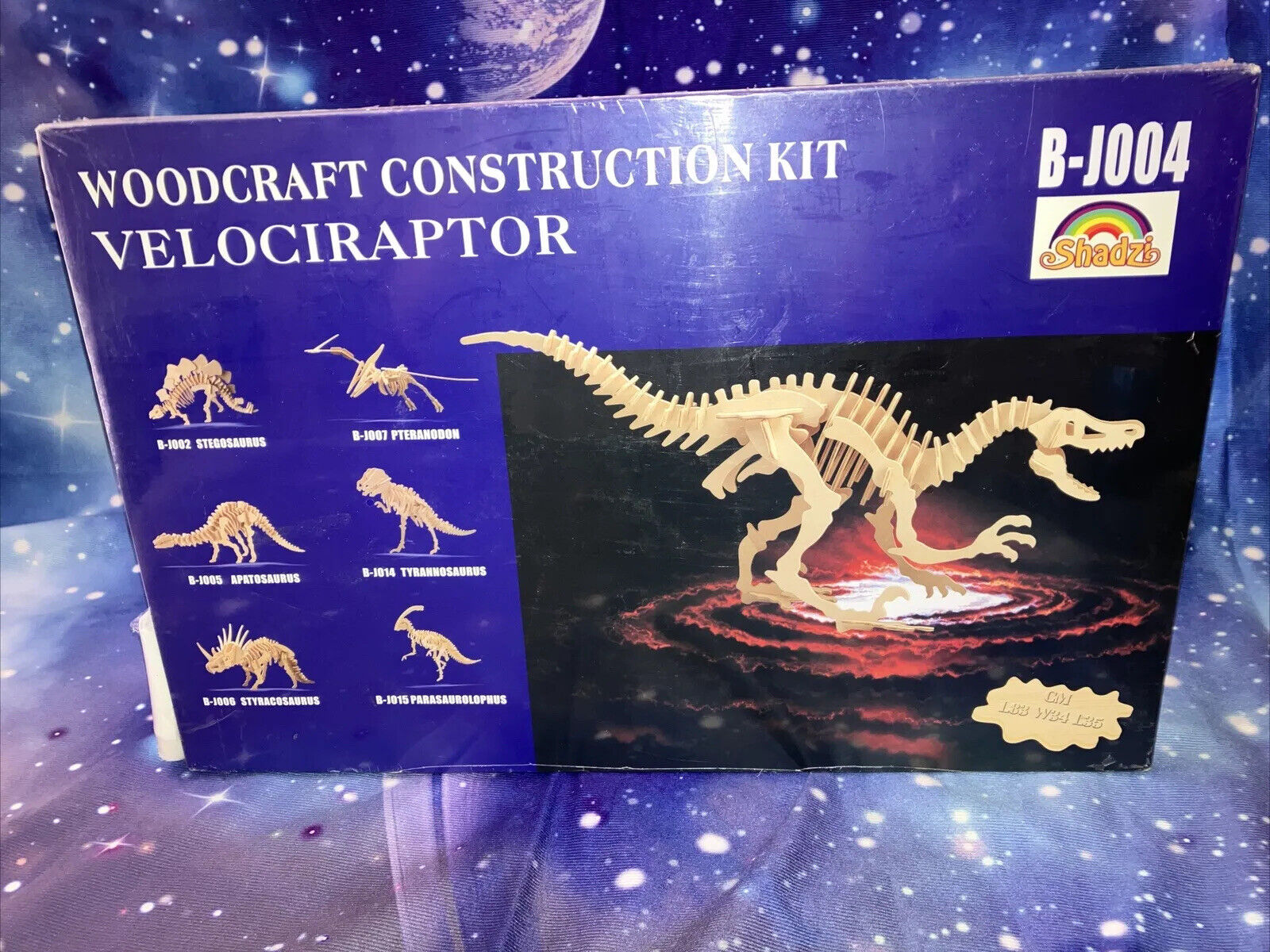 Velociraptor Dinosaur Model Kits Build 3D Metal Puzzle Toys for Kids