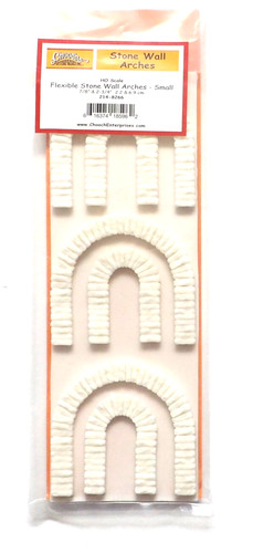 Arcos de pared de piedra estilo 1 hoja flexible escala HO Chooch 214-8266 | Zustand: New