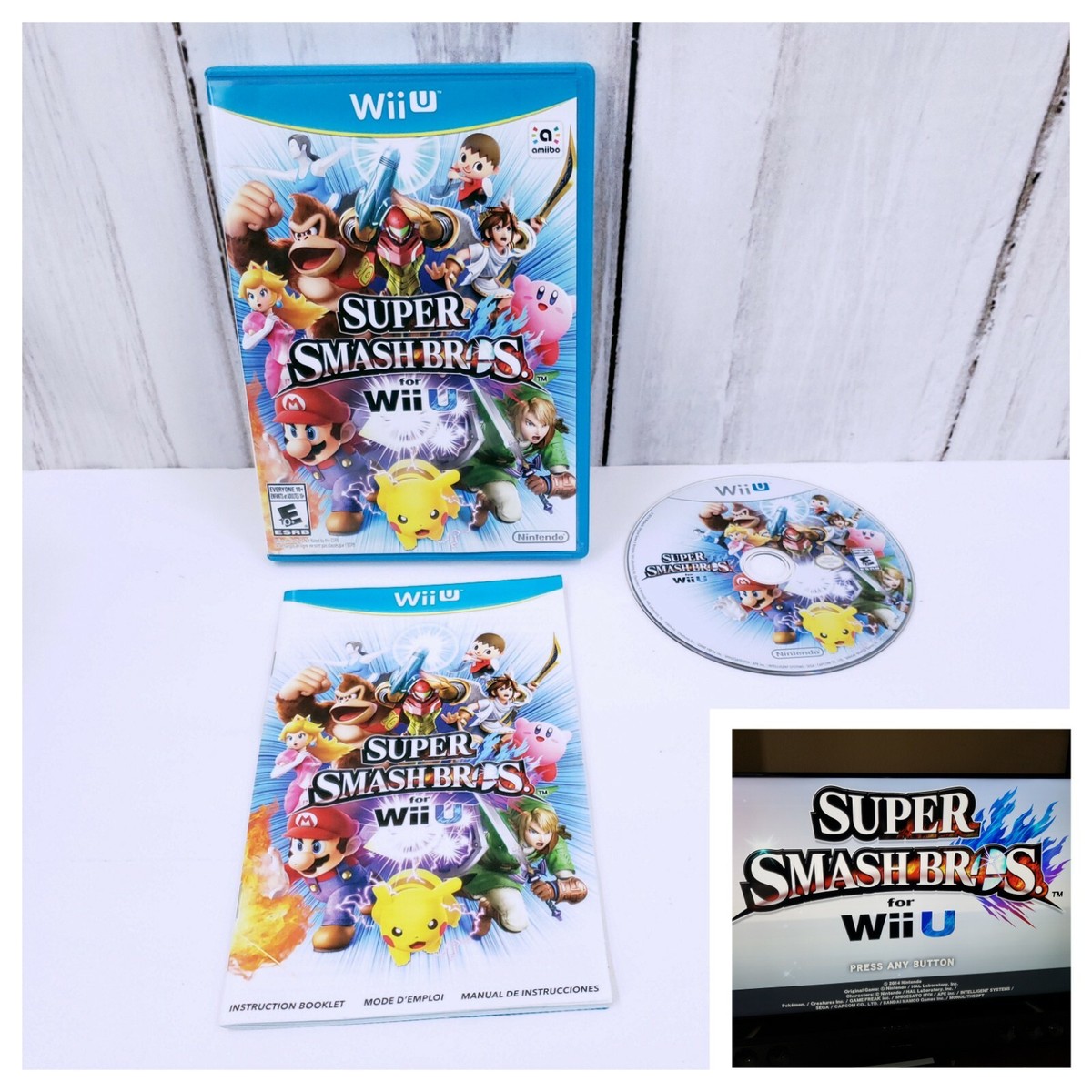 Super Smash (Nintendo Wii U) Complete! Fast Shipping