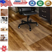 44" x 58" Transparent Floor Protector for Hard Floors - Ergonomic Chair Mat