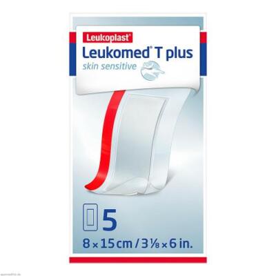 LEUKOMED T plus skin sensitive steril 8x15 cm 5 St