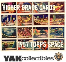 1957 Topps Space #1-88 You Pick Singles Higher Grade Cards