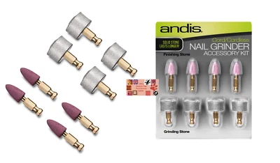 8 pc Replacement Accessory Kit Pack for ANDIS CORD CORDLESS Li Ion NAIL GRINDER
