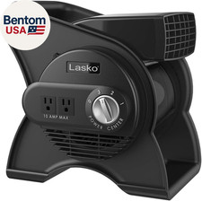 Ventilador Utilitario Portátil, 12” 289 CFM Pivotante Alta Velocidad Ventilador Soplador de Aire, 3