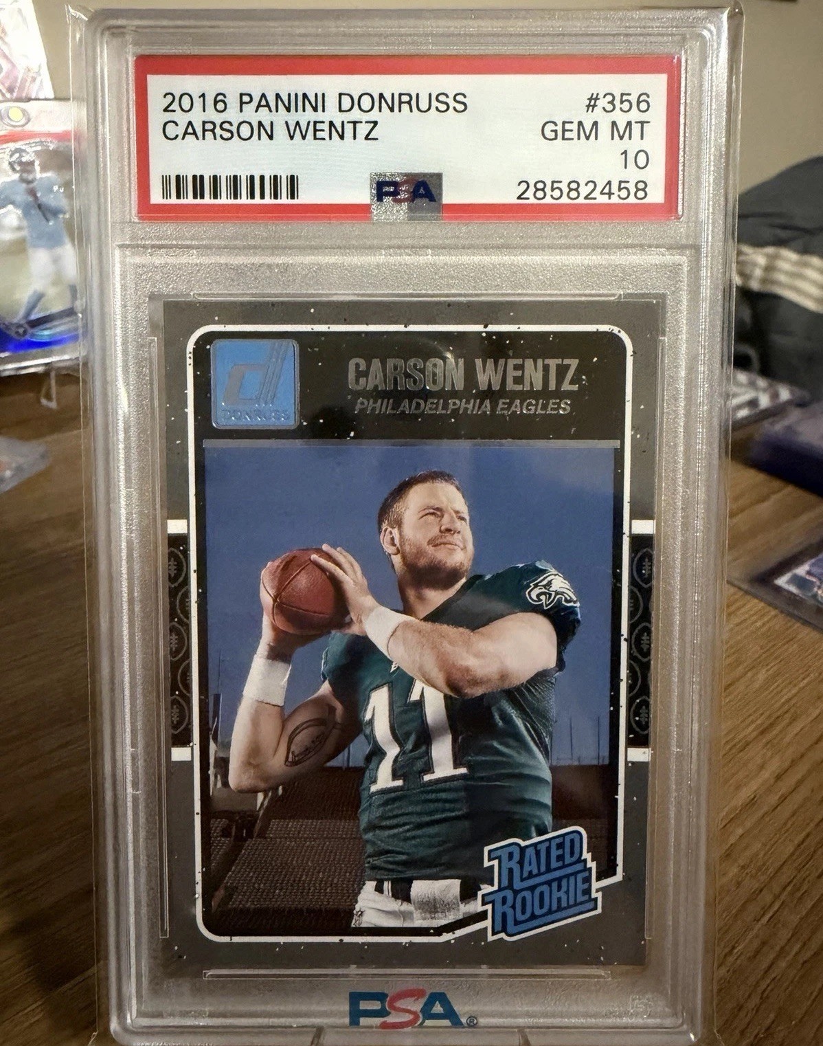 Carson Wentz Panini Donruss #356 Base