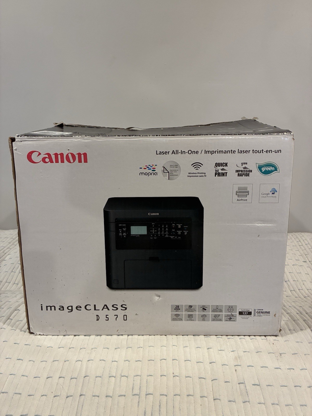 Canon ImageCLASS D570 Monochrome Laser Printer + Scanner + Copier [OPEN BOX]