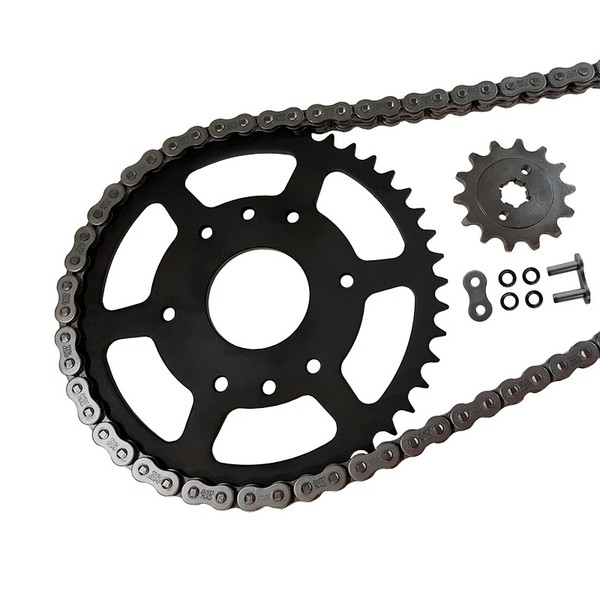 Kettensatz Ek-Chain 520 MVXZ-2 FüR Kawasaki KLR650 Bis Modelljahr -1994-image