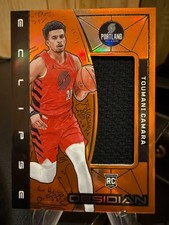 2023-24 Panini Obsidian Eclipse Materials Rookie Toumani Camara 12/99