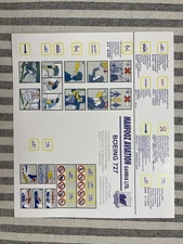 MAHFOOZ AVIATION B 727 Safety Card