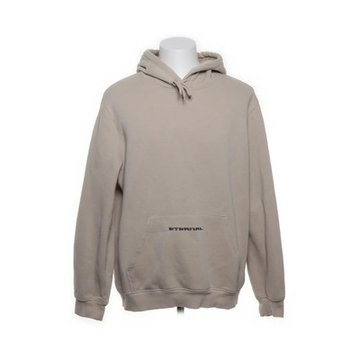 H&M, Kapuzenpullover, Größe: L, Beige, Baumwolle/Polyester, Einfarbig #Jca