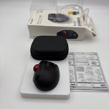 ELECOM Bitra Small Travel Trackball Mouse wit...
