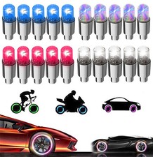 Yuerwover 20 Pack Led Valve Stem Caps Lights For Car Tires Wheel 20 Mixcolor