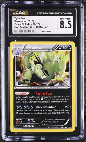 Tyranitar graded CGC 8.5 for sale on eBay