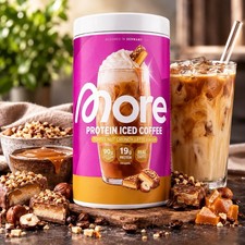 More Nutrition Protein Iced Coffee Toffee Nut Crunch Latte 500g NEU OVP