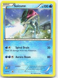 Suicune 14/30 XY Trainer Kit: Pikachu Libre & Suicune
