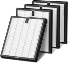 4 Pack HY4866 True HEPA Replacement Filters Compatible with MORENTO HY4866 Ai