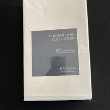 Hudson Park 680 Thread Count Supima Cotton KING Pillowcases Vanilla Sky *B50