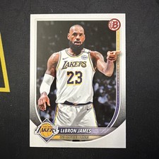 Lebron James 2025-26 Bowman Basketball Card #121 Los Angeles Lakers