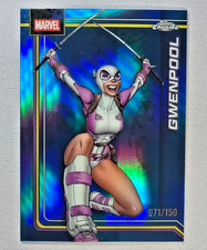 2026 Topps Chrome Marvel Gwenpool #121 True Blue Refractor /150