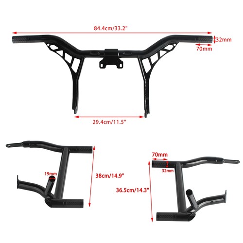 Highway Crash Bar Saddlebag Guard For Harley Touring Road Glide ST FLTRXST 22-23 - Picture 2 of 17