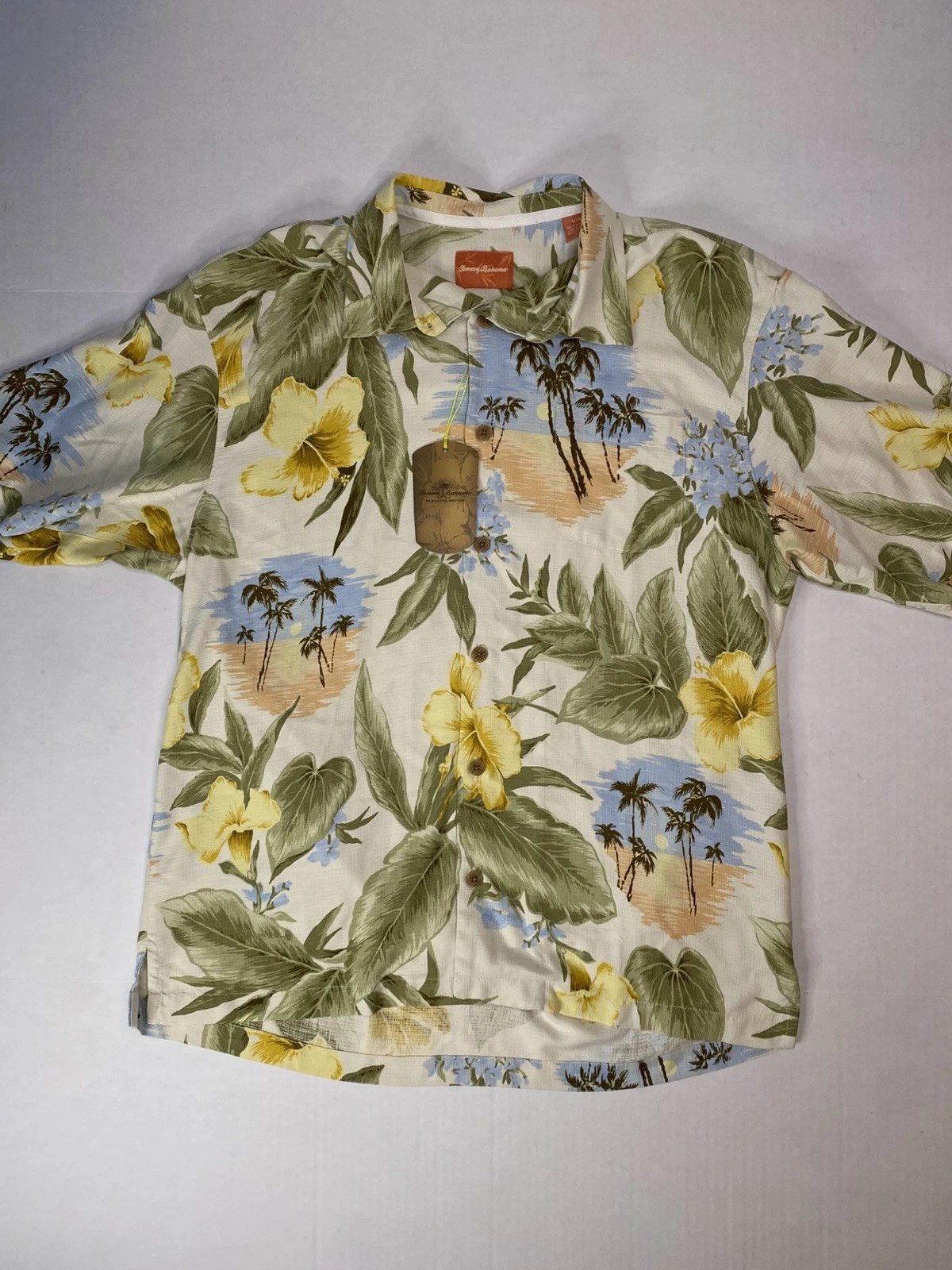 Tommy Bahama Silk Hawaiian Camp Shirt M Island State of Mind Floral
Opens in a new window or tab