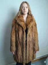 luxury Stunning Royal Vintage fur coats made of royal red fox fur