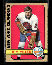 1972-73 O-Pee-Chee 32 Tom Miller New York Islanders Rookie Card AAC. rookie card picture