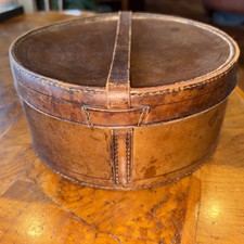 Antique Men s Leather Collar Box
