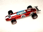 Hot Wheels original Redline Indy Eagle candy red w/ white interior mint lookin