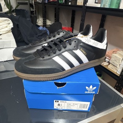 adidas Samba OG Men's Core Black/Footwear White/Gum Low Top B75807