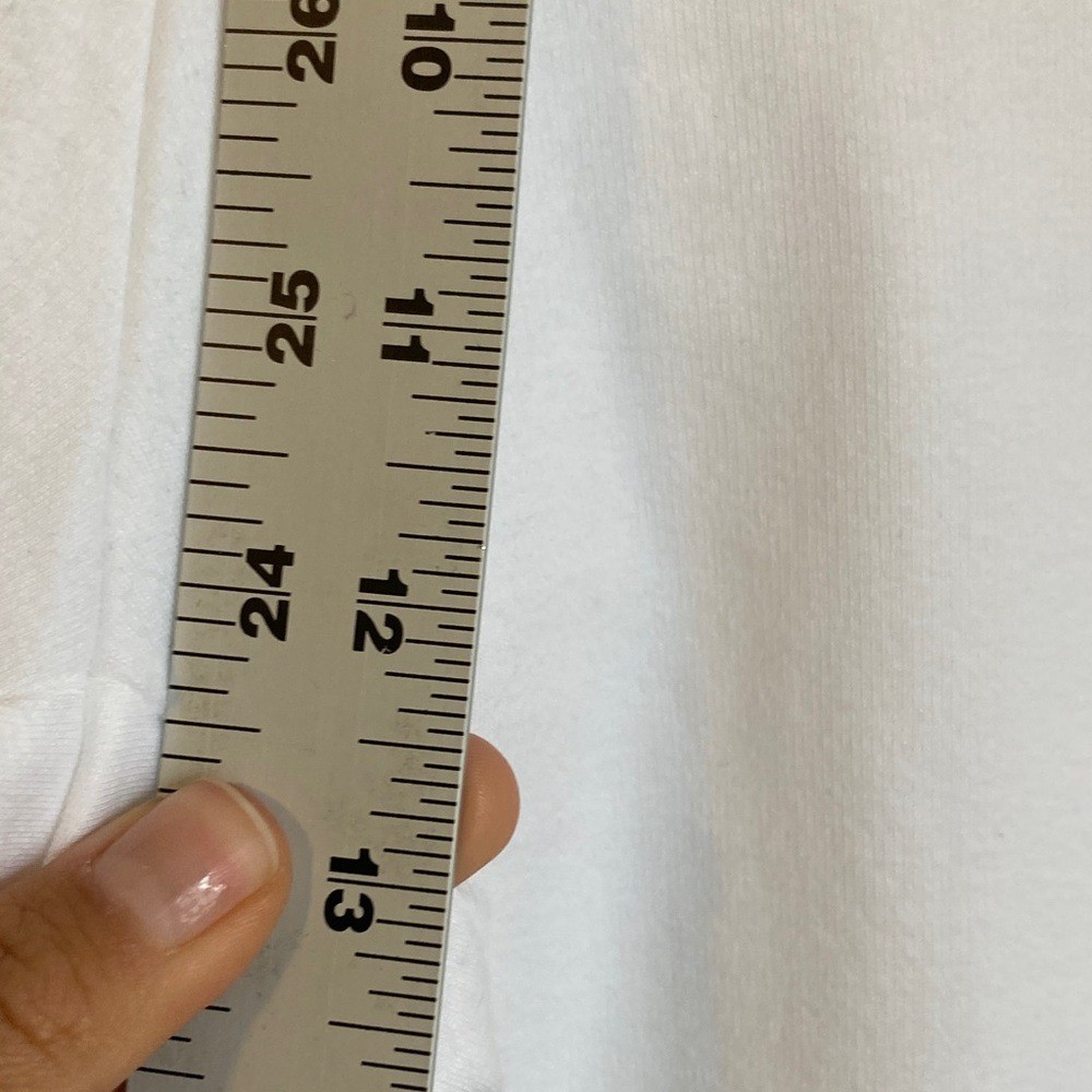 Joan Vass Notch Ankle Pant XL  White