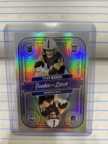 2025 Panini Donruss Elite Tyler Warren Rookies On Deck RC #193/799