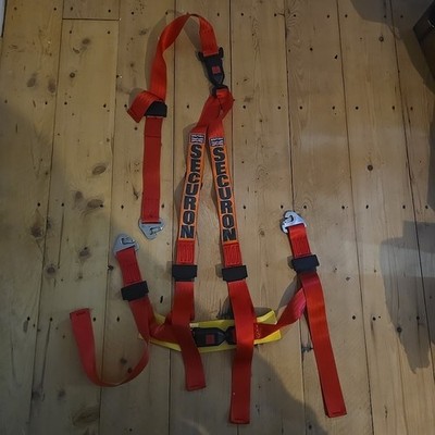 Securon Race-Rally Sicherheitsgurt mit Anleitung gebraucht guter Zustand ohne Karton