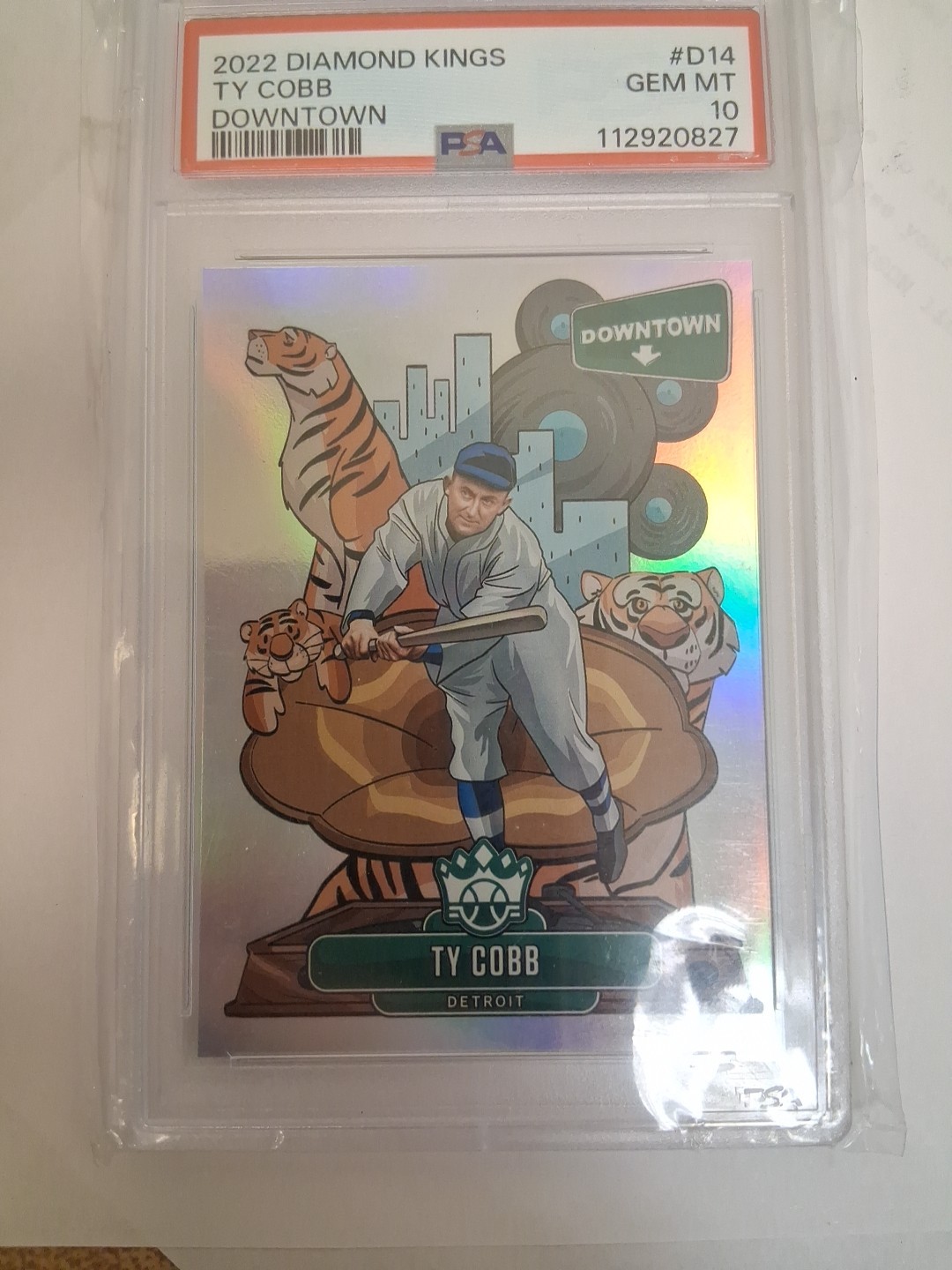 2022 Panini Diamond Kings - Downtown Ty Cobb #D14